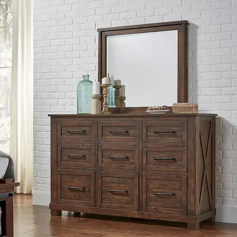 Simply Solid Shelba Solid Wood 6-piece Storage Bedroom Collection