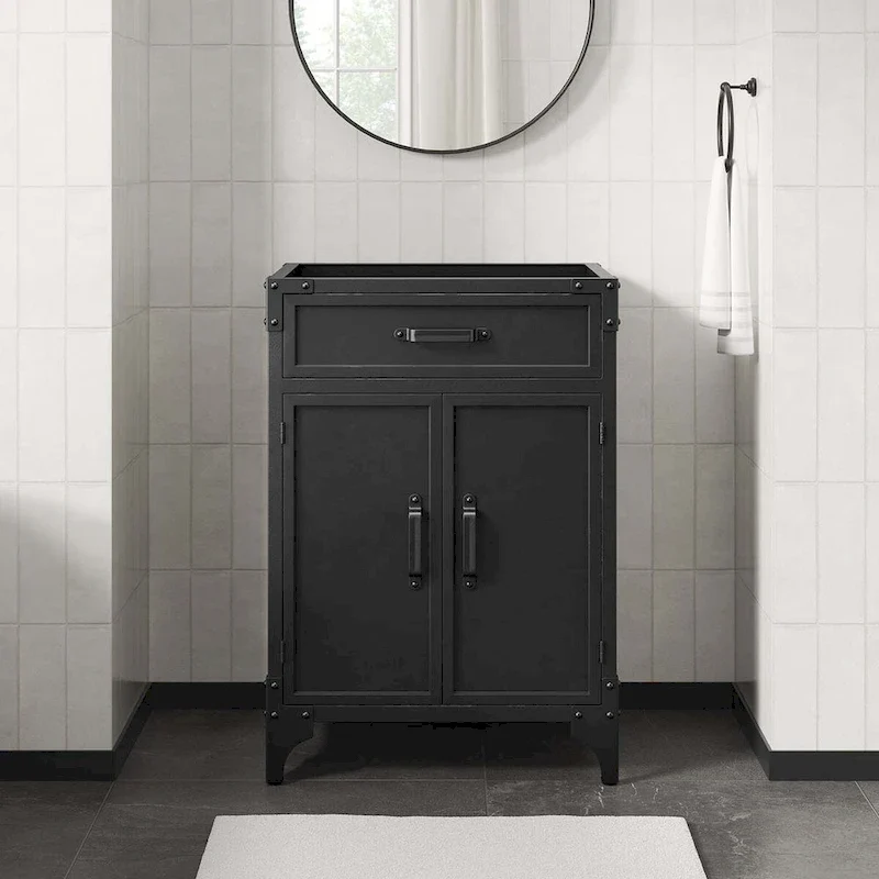 24 Bathroom Vanity Cabinet (Sink Basin Not Included)