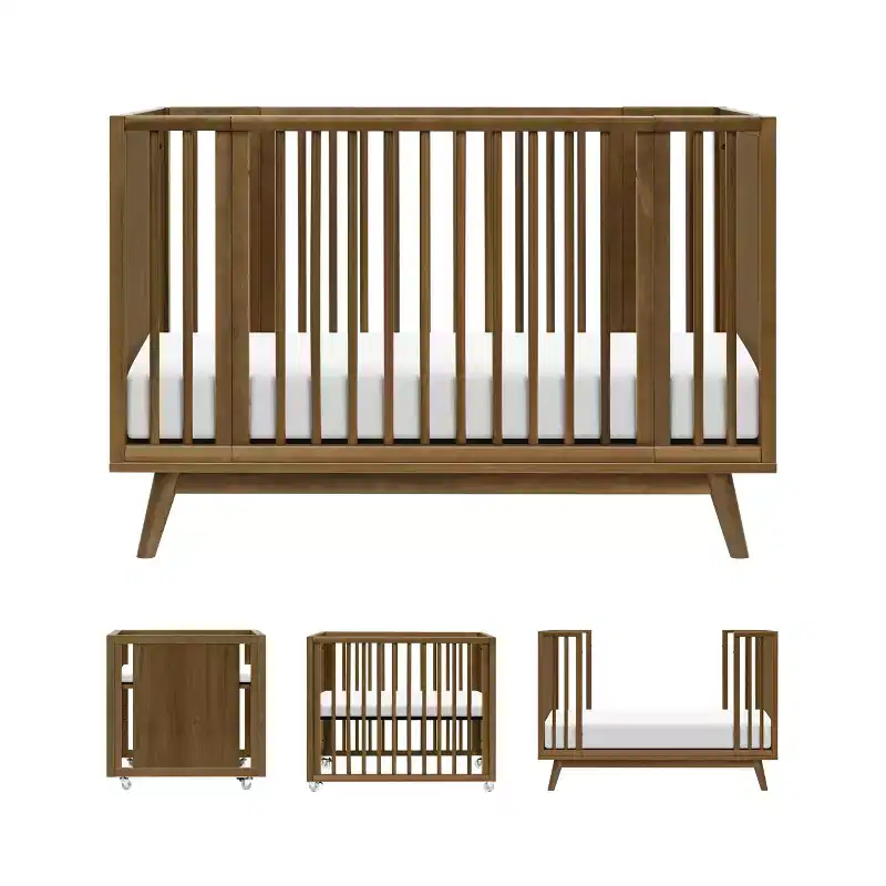 Babyletto Palma 8-in-1 Convertible All-Stages Crib with Bassinet & Toddler Bed Kits