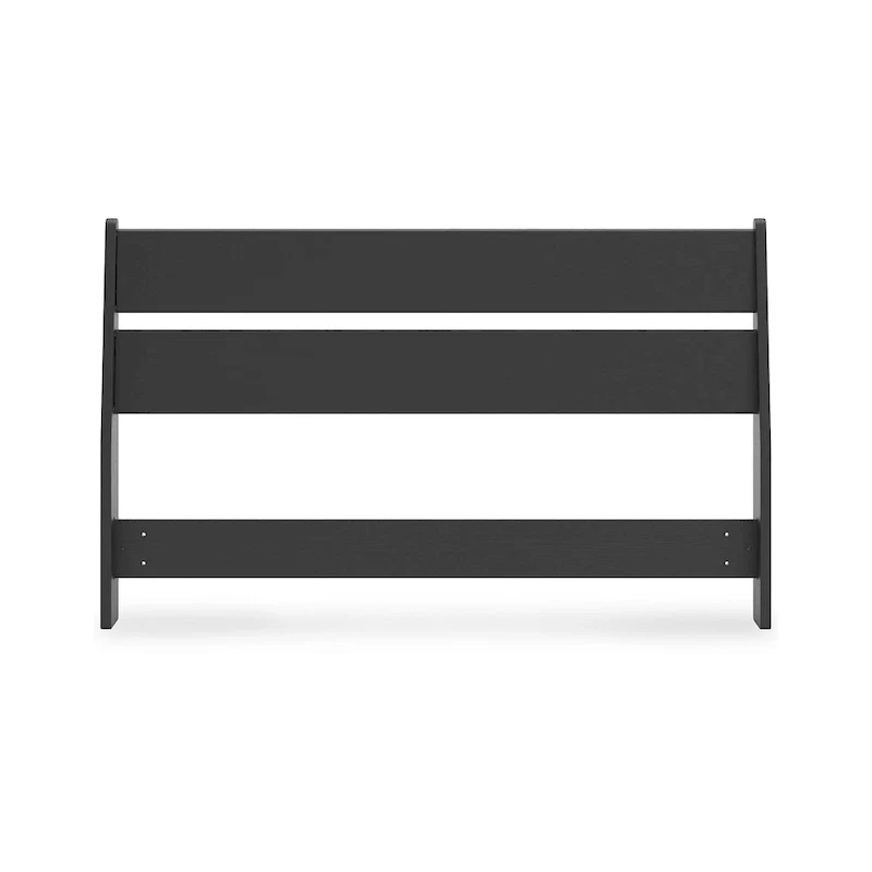 Signature Design by Ashley Socalle Black Panel Headboard with 2 Nightstands