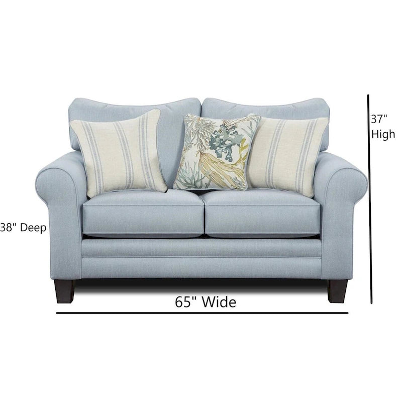 Labyrinth Sky Loveseat