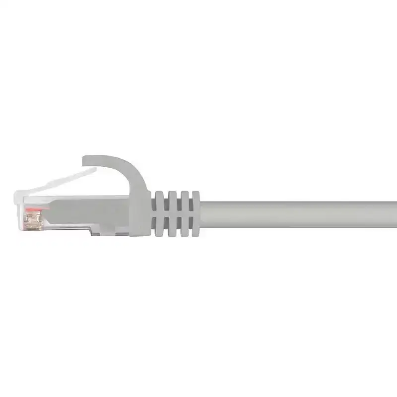Monoprice Cat6 Ethernet Patch Cable - 25 Feet - Gray | Network Internet Cord - Snagless RJ45, Stranded, 550Mhz, UTP, Pure Bare Copper Wire, 24AWG -