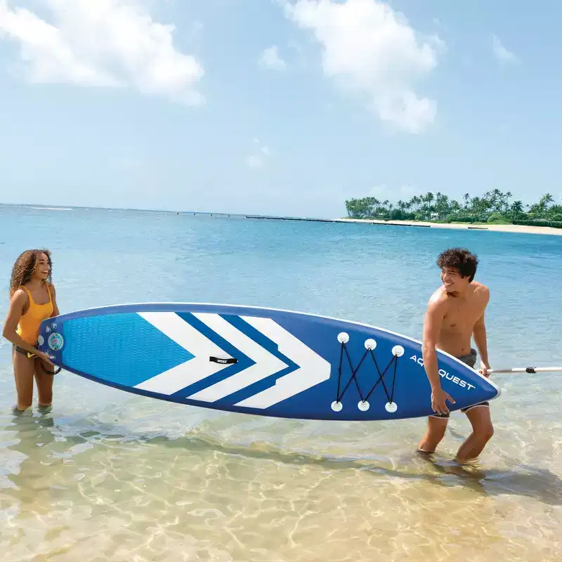 INTEX 68247EP AquaQuest 350T 10ft Inflatable Paddle Board Touring Set
