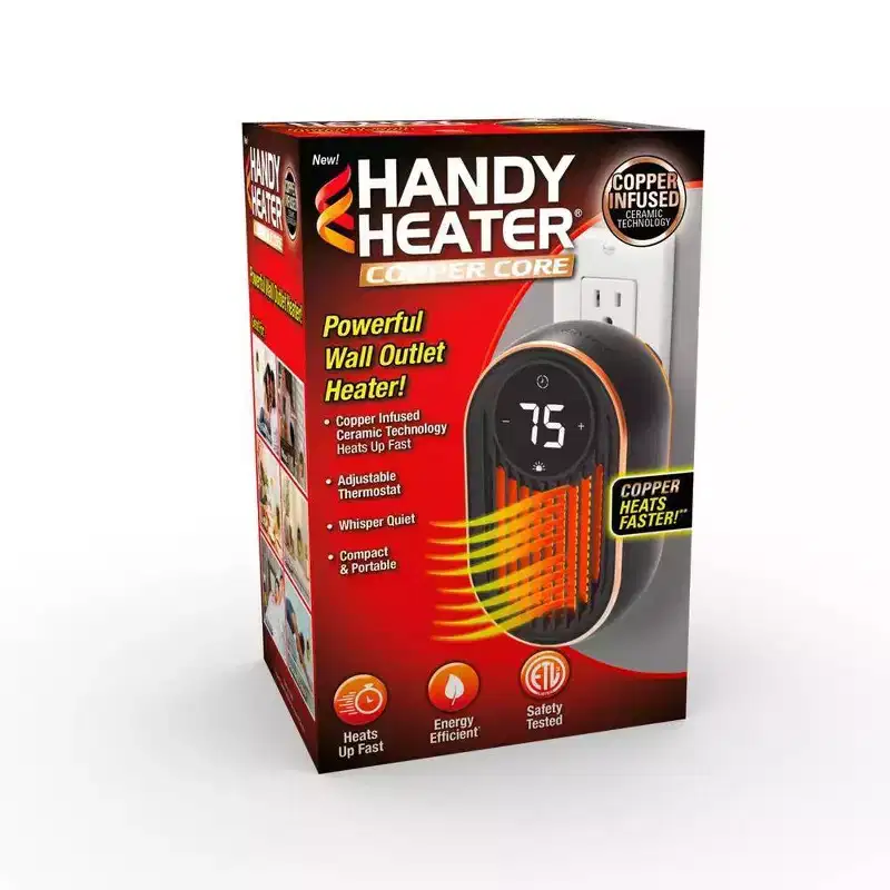 Handy Heater Copper Core Plug In