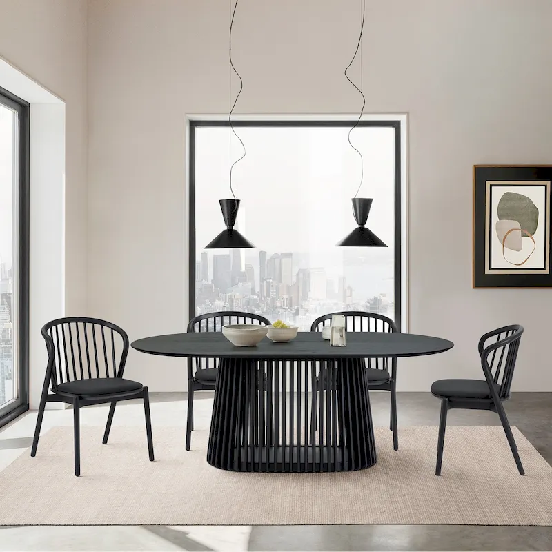 Pasadena Echo 5 Piece Oval Dining Set