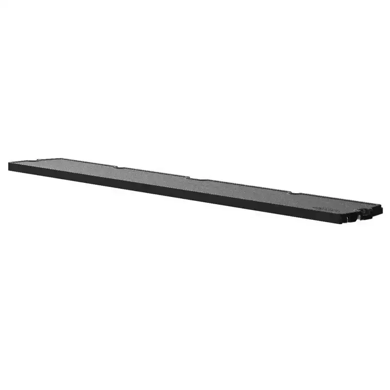 Suncast Horizontal or XL Vertical Shed Shelf Kit, Space Saving Shelving for Wall Mount Outdoor Storage Structures, 50 W x 10.25 D x 1.25 H, Black