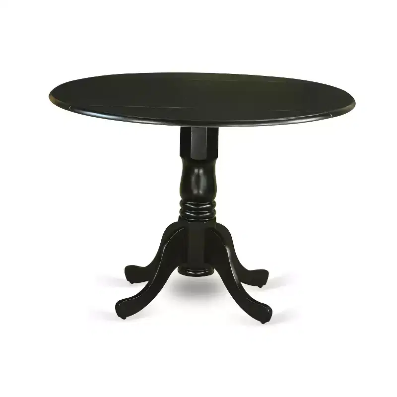 Retro Dining Set 3 Piece - Round Table & 2 Linen Chairs - 42 Inch Kitchen Table