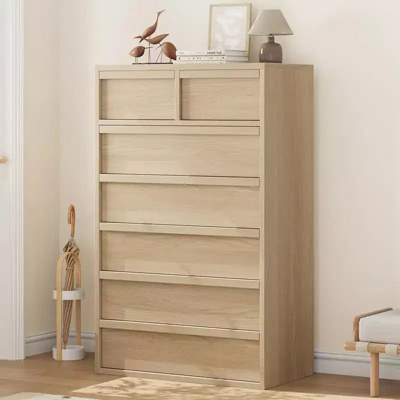 7-Drawer Dresser with Large Storage �C Wooden Chest of Drawers for Bedroom, Living Room and Nursery