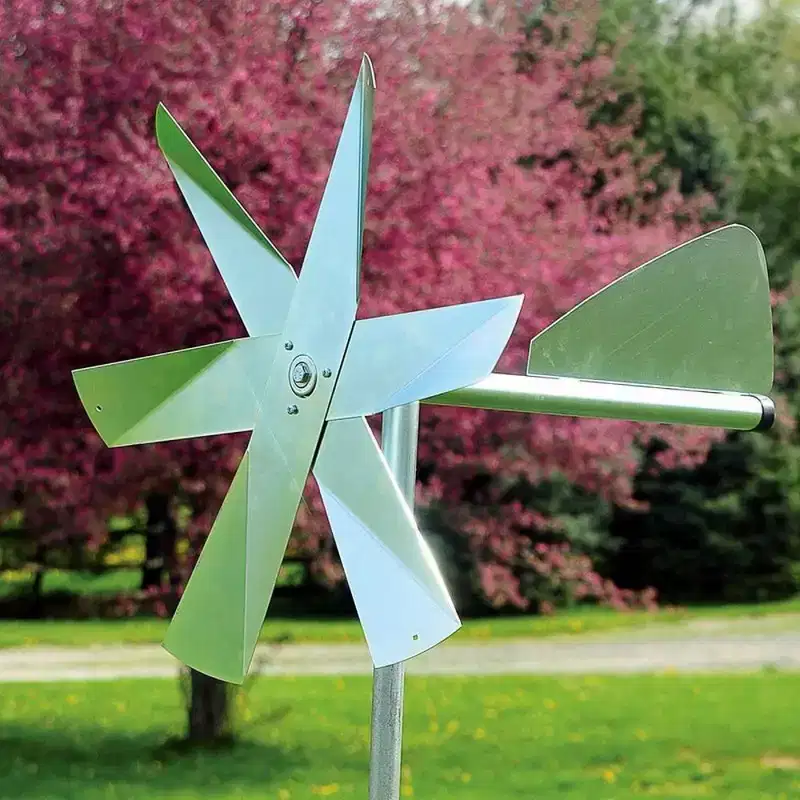 Lehman's Mole Chasing Humane Deterrent Windmill Covers 20,000 Feet Using Vibrations from Wind
