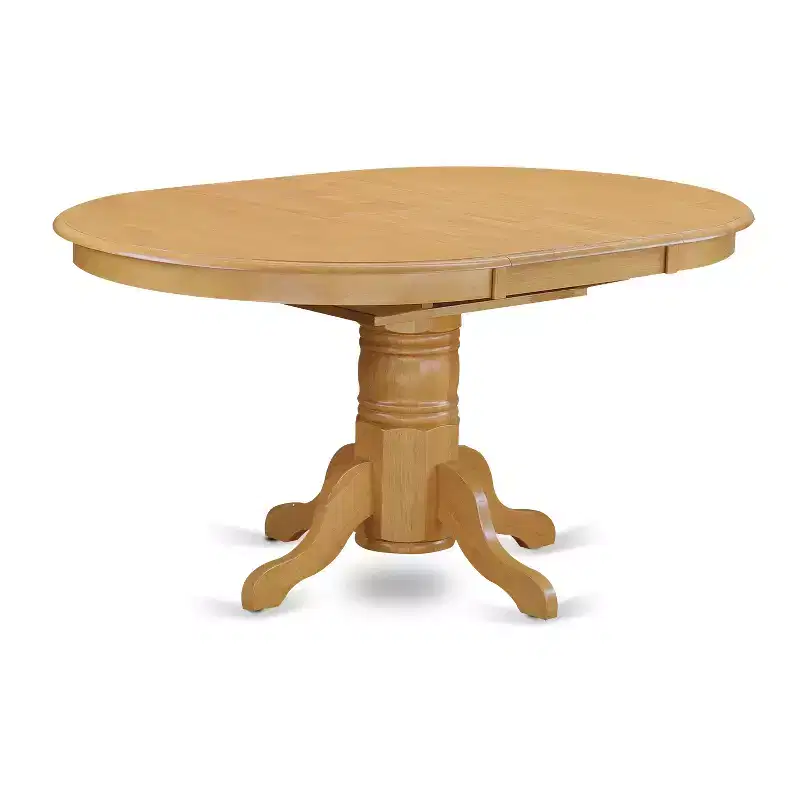 HomeStock 5-Pc Oval Natural Oak Finish Solid Wood Top Dining table with 4 Linen Fabric Seat Chairs with Slat Back, Seats 4