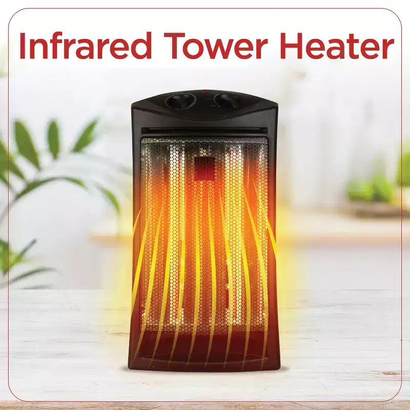 BLACK+DECKER 1,500-Watt-Max Infrared Quartz Tower Heater