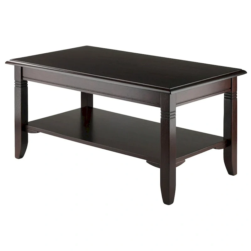 Coffee Table, Cappuccino - 37W x 21D x 18H