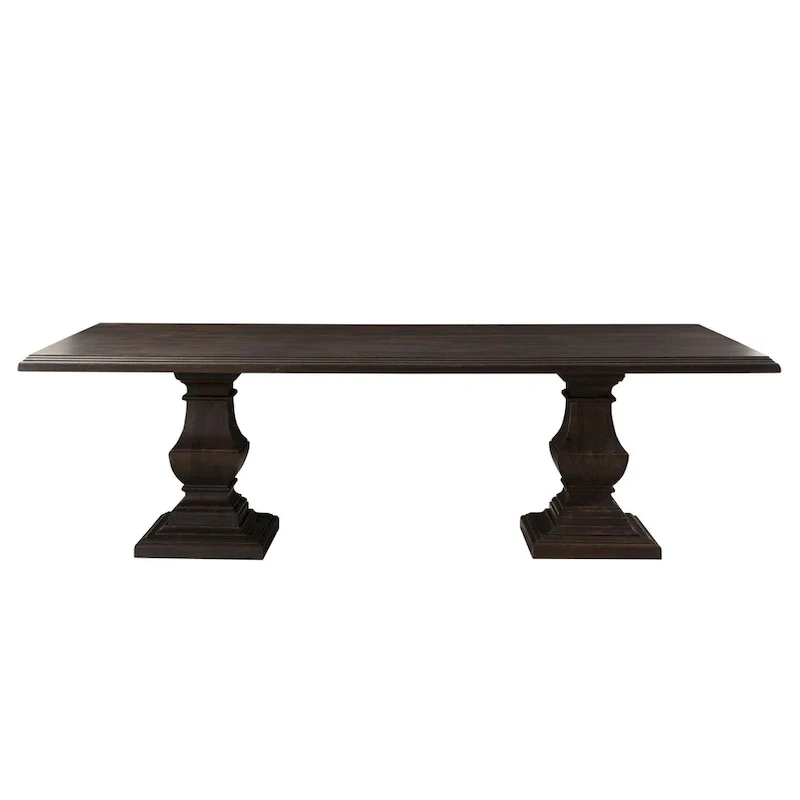 Vintage Brown Rectangle Dining Table