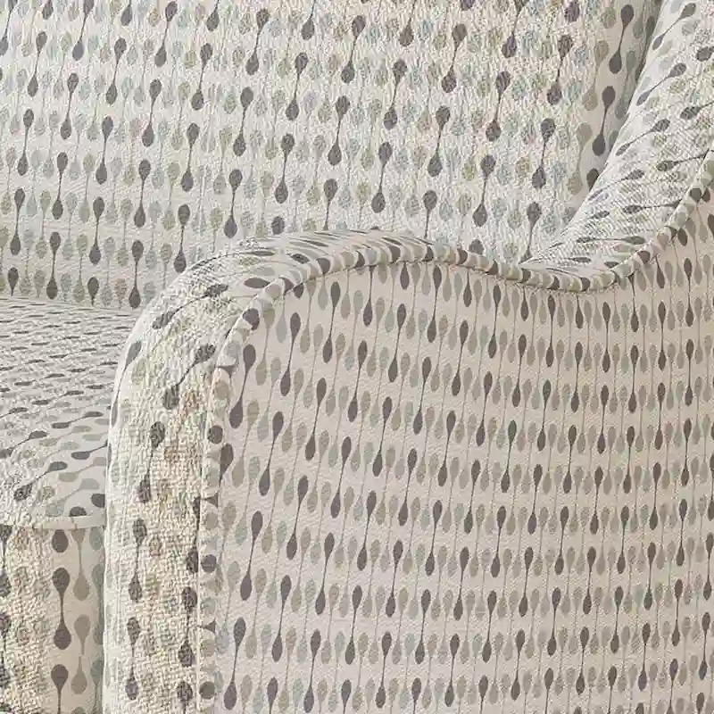 Eldan Transitional Multi-color Fabric Upholstered Stripe Pattern Armchair by Furniture of America