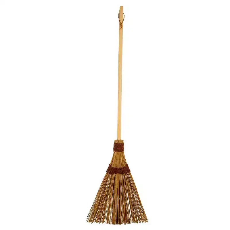 Ultimate Innovations 56" Wood Garden Broom Brown