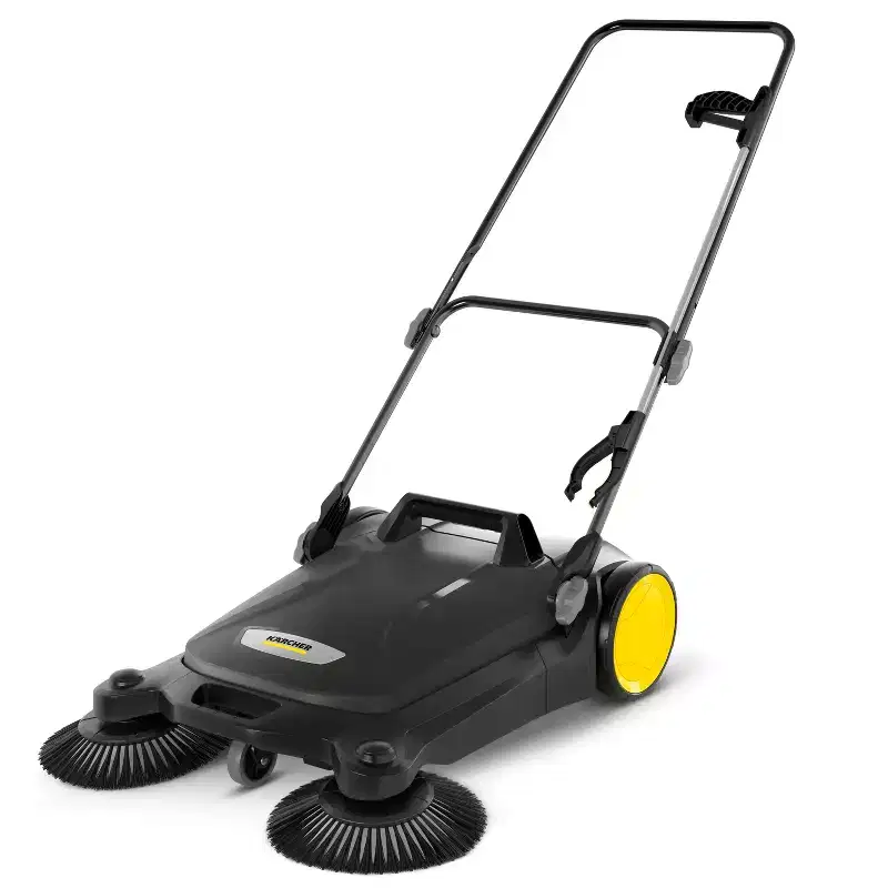 Karcher S 4 Twin Go!Further Outdoor Broom, Manual Push Sweeper, Heavy Duty