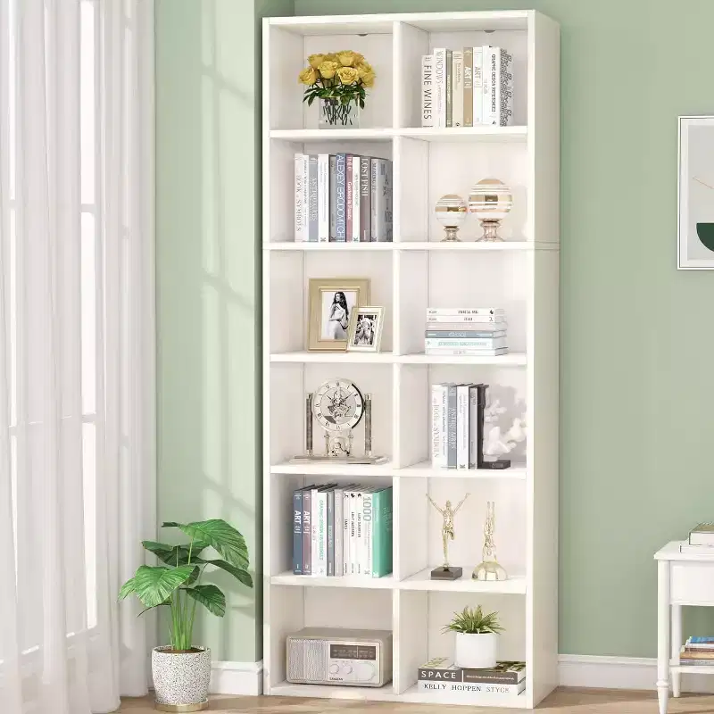 Tribesigns 71.7 Narrow Book Rack, Modern Book Storage Cubes