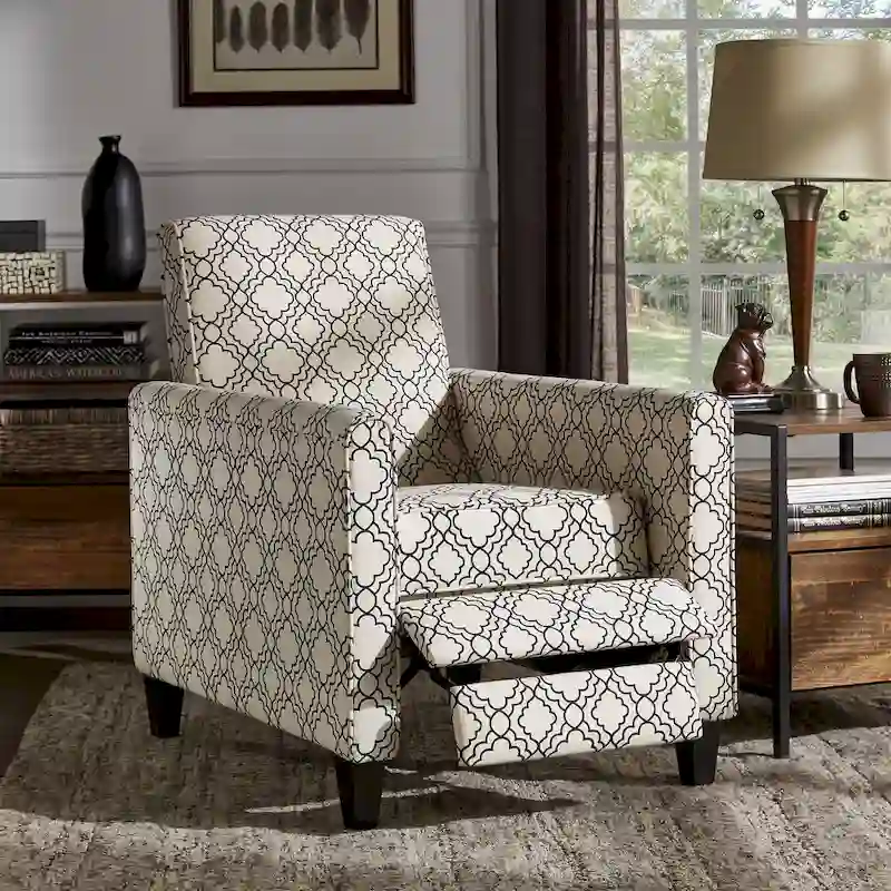 Fabric Push Back Recliner