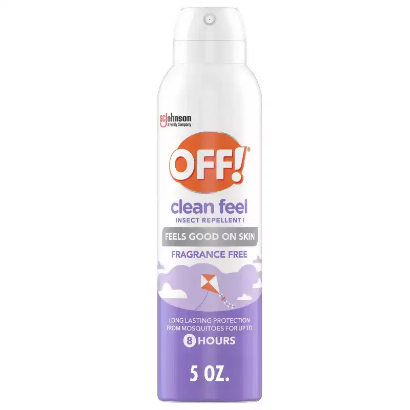 OFF! Clean Feel Insect & Mosquito Repellent Spray with Picaridin, DEET-Free - 5oz