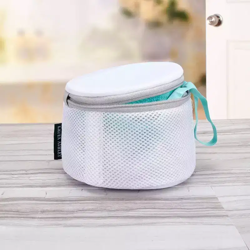 Laura Ashley Mesh Wash Bra Bag White