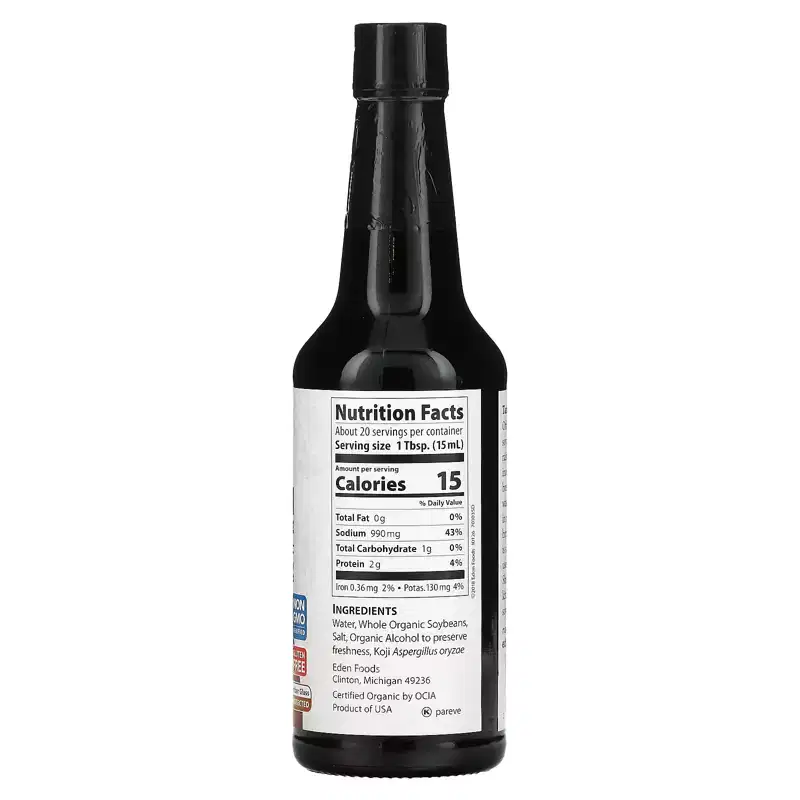 Eden Foods Organic, Tamari Soy Sauce, 10 fl oz (296 ml)