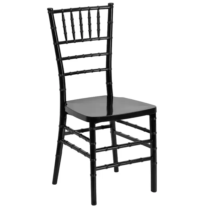 Black / Champagne / Gold / White / Silver / Pewter / Mahogany 鈥?Resin Stacking Chiavari Chair, Seats 1