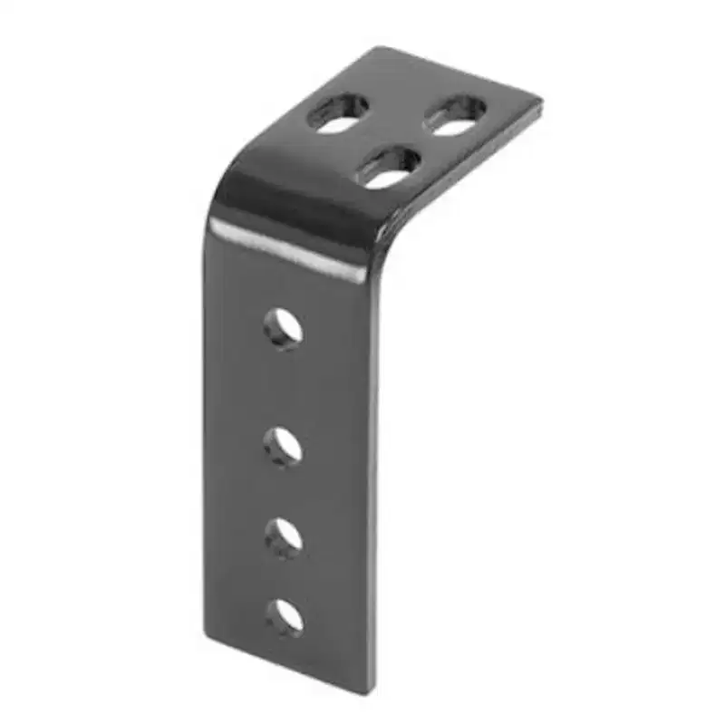 Reese 58314 Universal Trailer Hitch Rail Steel Mounting Brackets, Black (4 Pack)