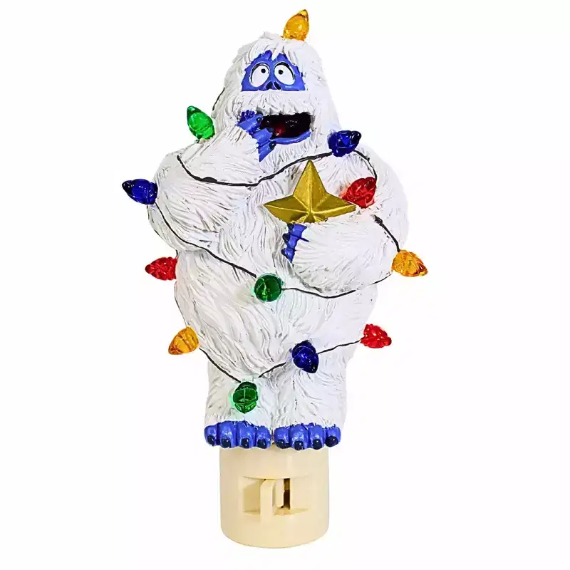 Roman 6.0 Inch Tangled Bumble Night Light Christmas Nightlight , Electric Plug-In, Rudolph (1PC)