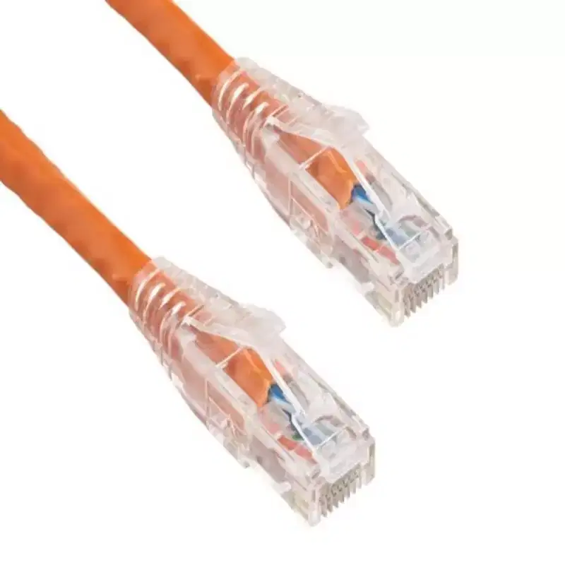 SANOXY Cables and Adapters; 15ft Cat6 550 MHz UTP Ethernet Network Patch Cable with Clear Snagless Boot, Orange