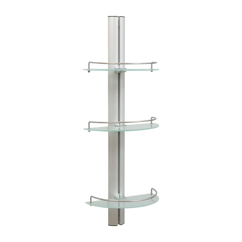 Organize It All 3 Tier Half Moon Glass Shelf - 11.5x6.7x30.5