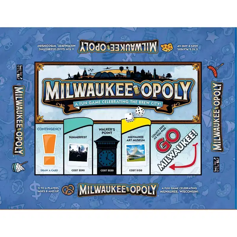 Late for the Sky: Milwaukee-Opoly Monopoly Board Game