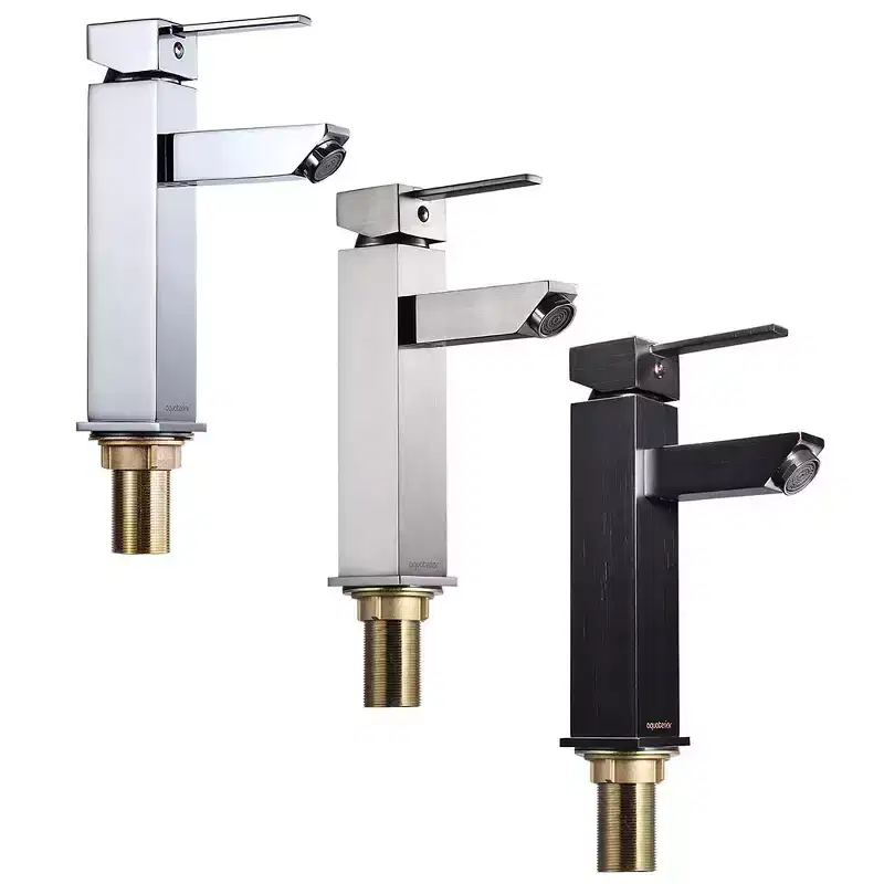 Aquaterior Bathroom Faucet Single Handle Vanity Sink Basin DIY Home CUPC & NSF Certification