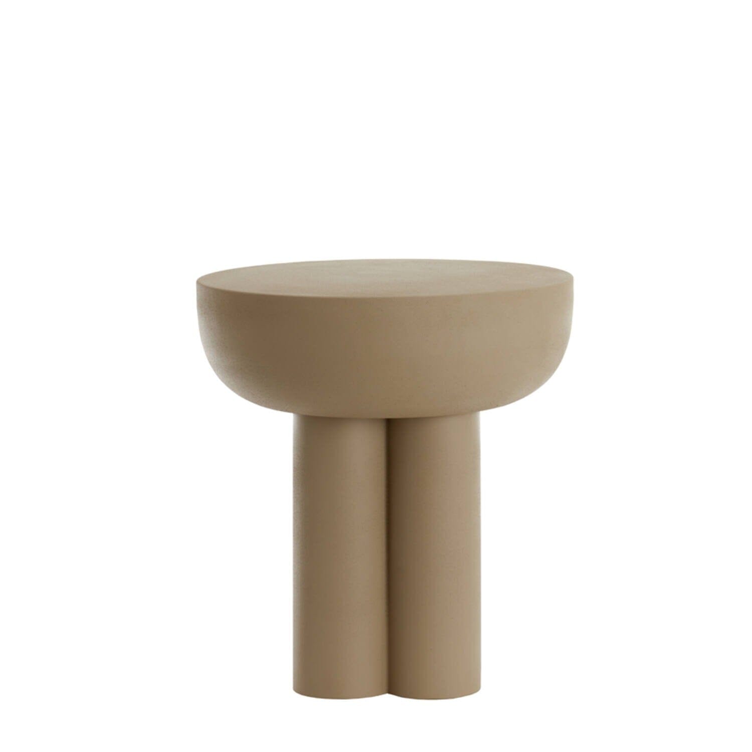 Greige Side Table