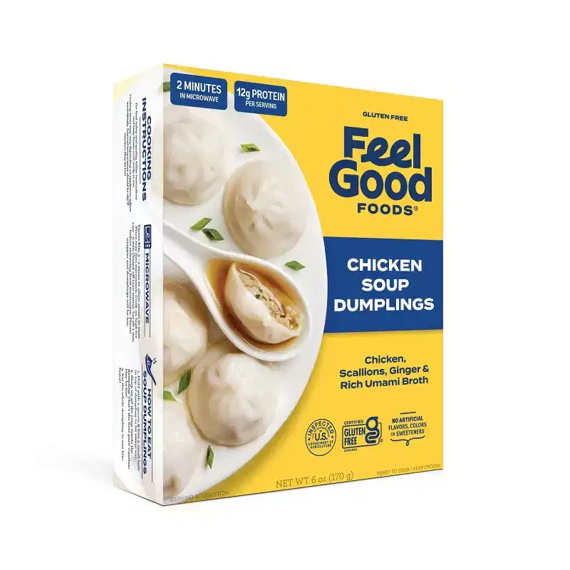 Feel Good Foods Gluten Free Frozen Chicken Soup Dumplings - 6oz