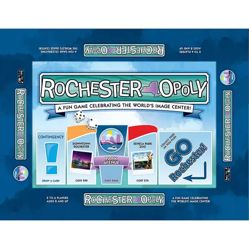 Late for the Sky: Rochester-Opoly Monopoly Board Game
