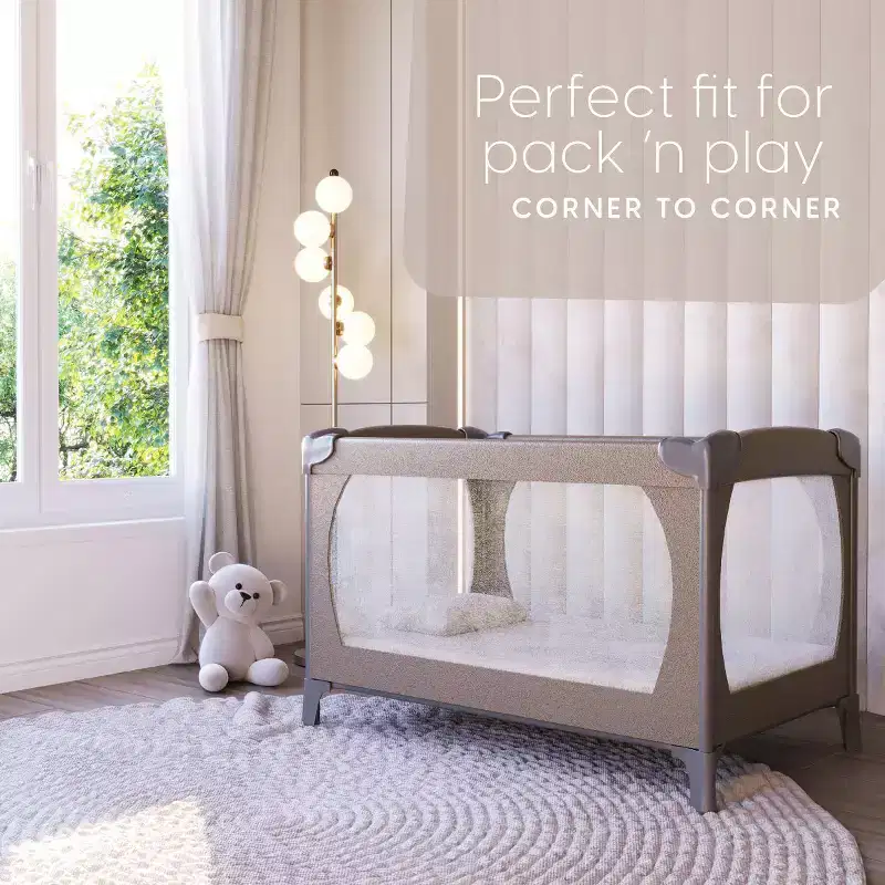 Milliard Memory Foam Pack 'n Play Mattress Topper