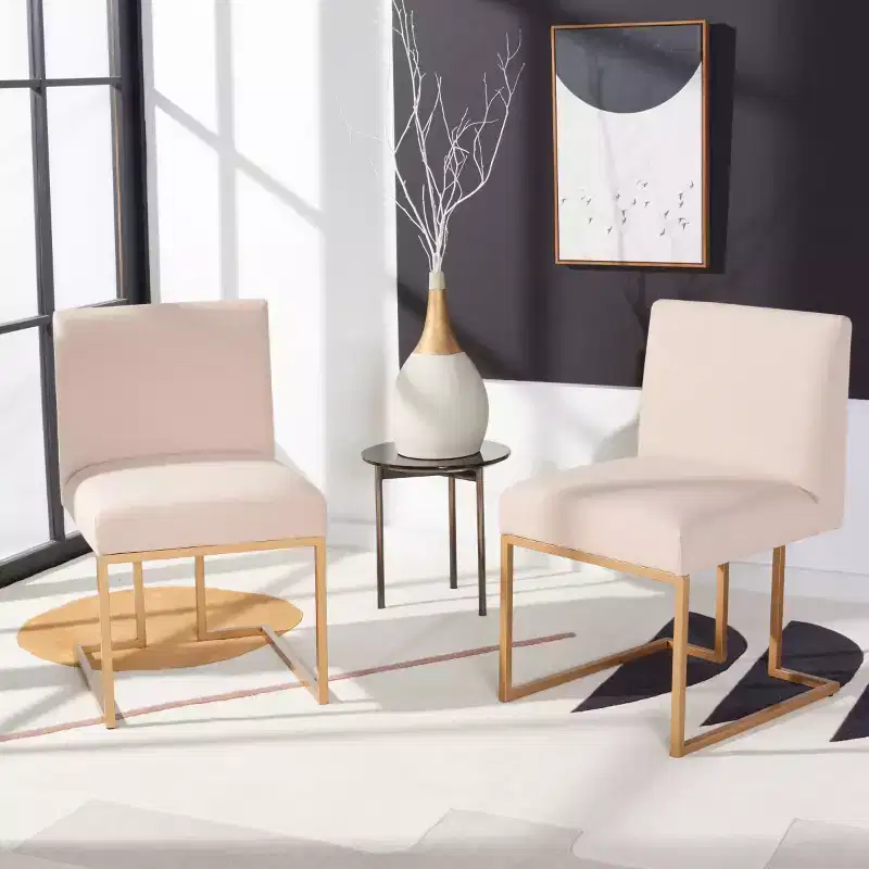 Ayanna Side Chair - ACH6206 - Beige/Gold - Safavieh