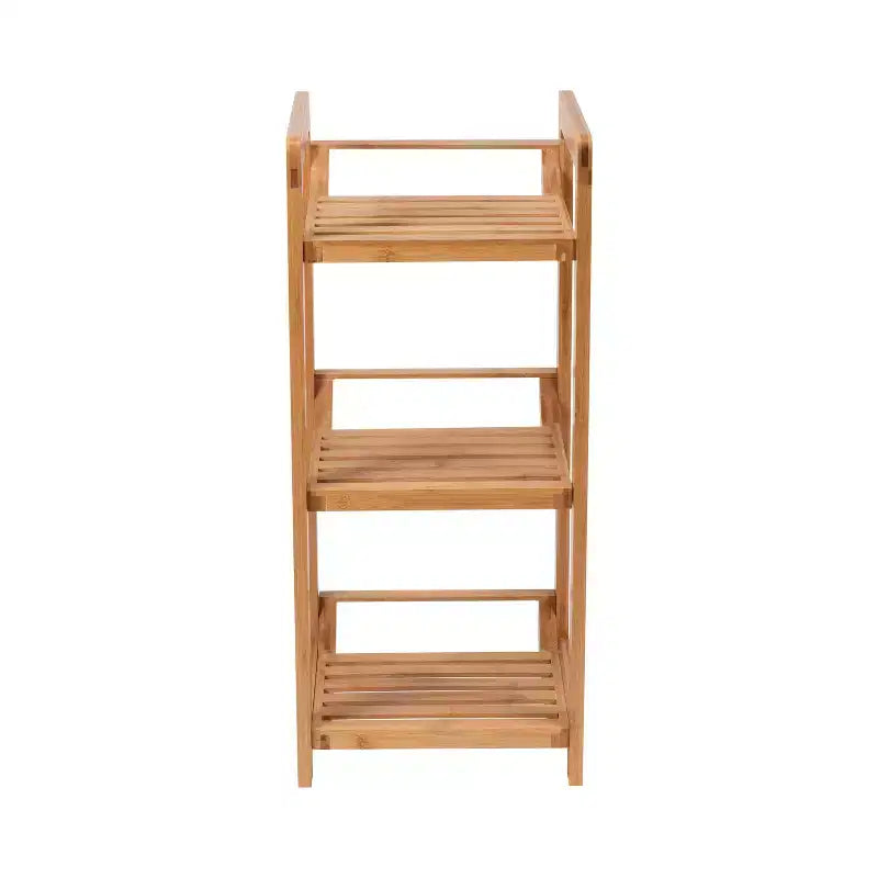 3-Tier Bamboo Storage Tower, Brown
