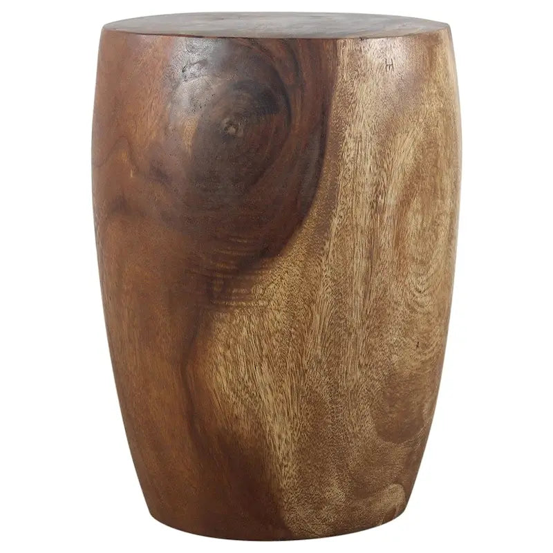 Haussmann Wood Merlot End Table 15 D x 20 inch High Walnut Oil - 15 x 15 x 20