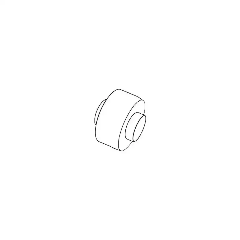 Brixwell Sliding Window Single Wheel 3/8 Diameter, Nylon Material, White Finish