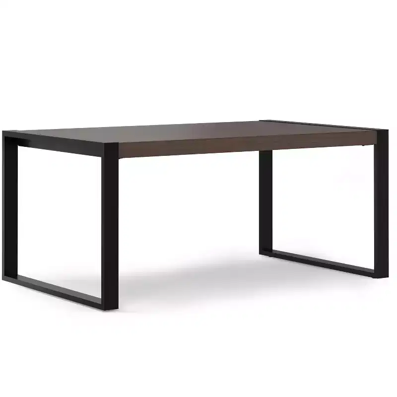 Phobe 66 inch x 40 inch Rectangle Modern Industrial Dining Table