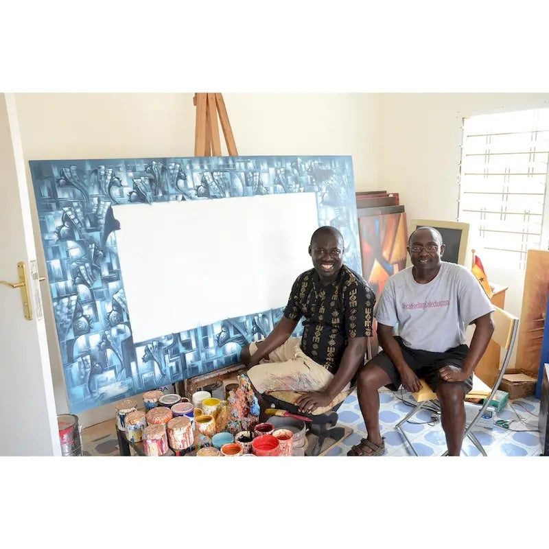 Handmade Friendship Arts Table (Ghana)