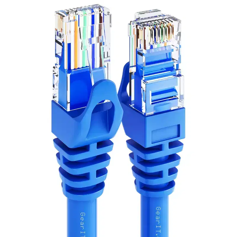 GEARit Flexible Soft Boot Cat6 Ethernet Patch Cable, Blue