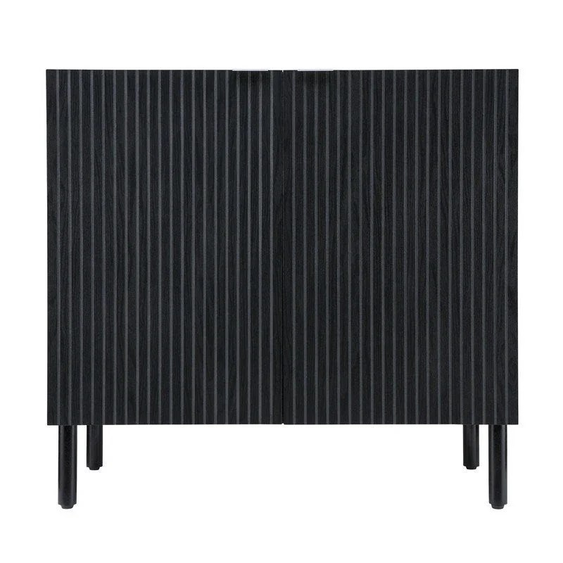Merk Black Cabinet 2 Door