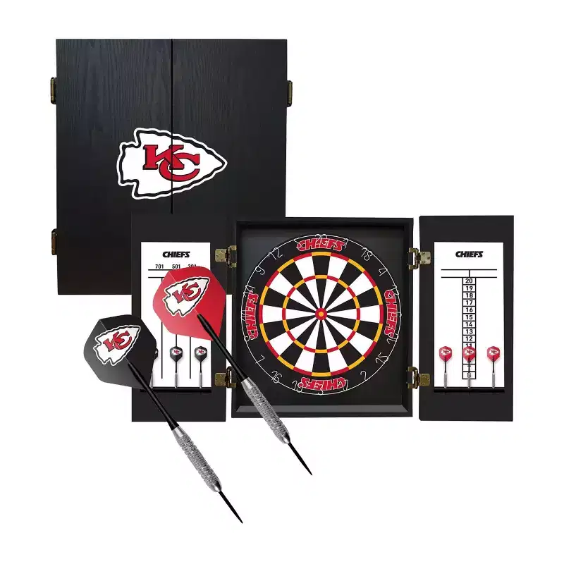 NFL Kansas City Chiefs Fan's Choice Dartboard Set