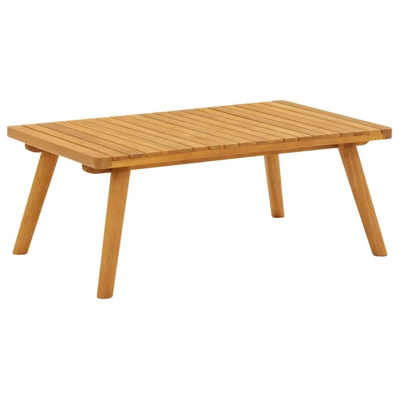 Roma 8pc Modular Outdoor Sofa and Table Set, Solid Acacia Wood, Gray