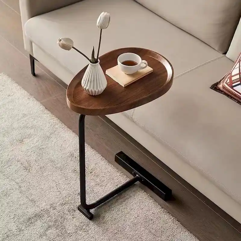 Brown C-Shaped Side Tables (Set of 2) - 11.81 x 17.72 x 23.62