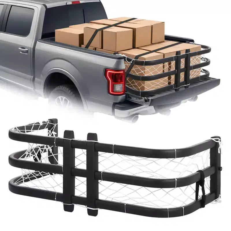 COZONY Truck Bed Extender 59-72 Adjustable, Aluminum Retractable Tailgate Extender for Ford Ram Silverado