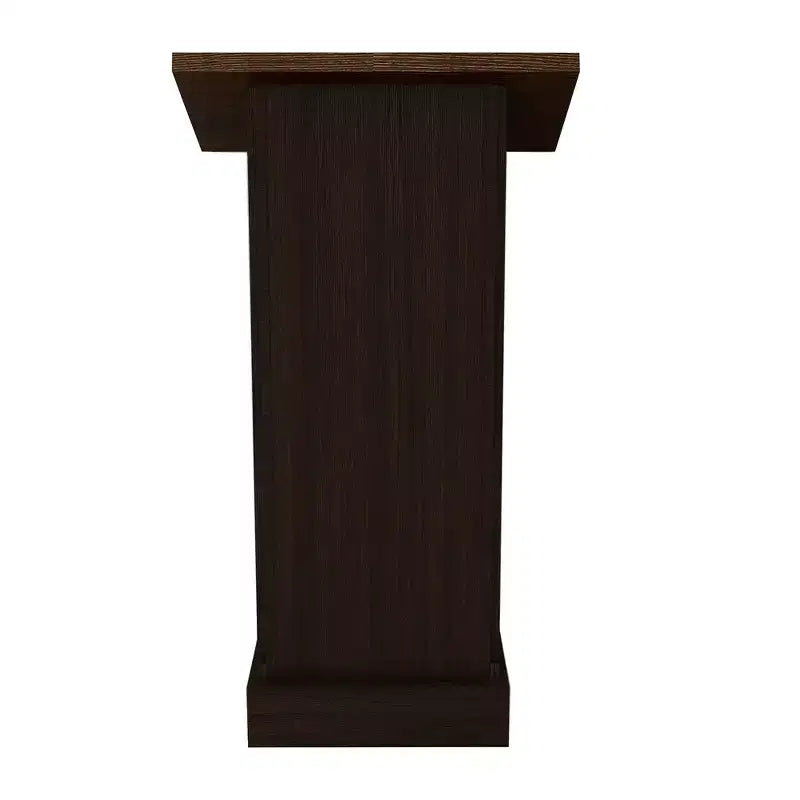 AndMakers 24.01 in. W x 15.66 in. D x 44.48 in. H Presentation Station Lectern with Storage