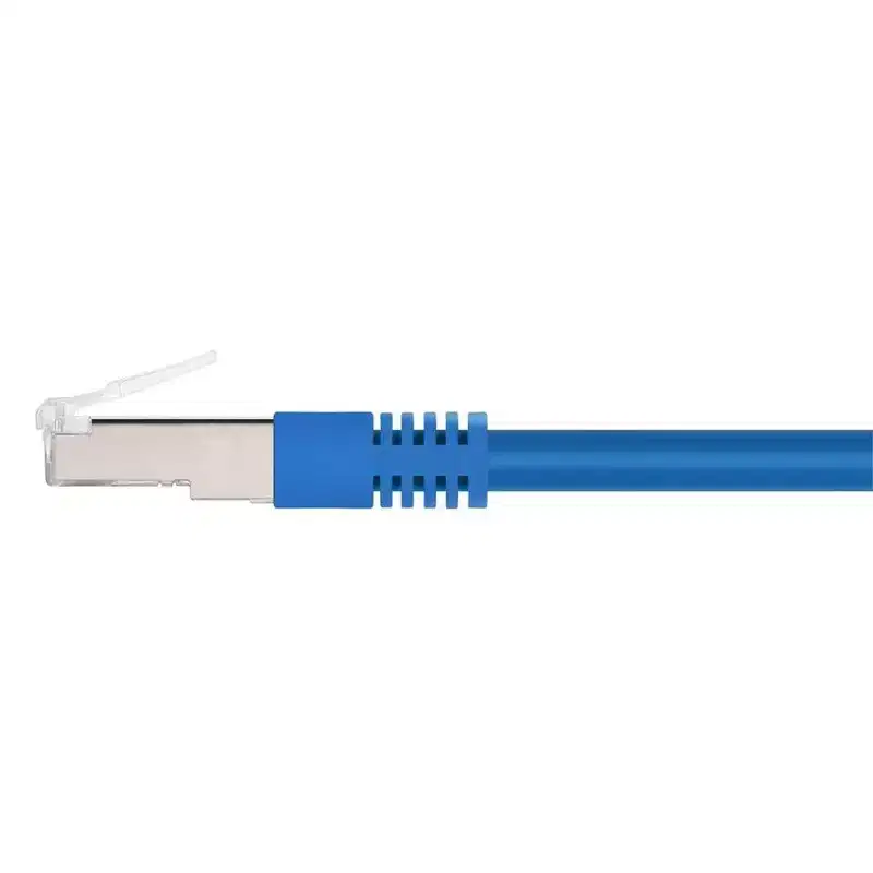 Monoprice Cat6A Ethernet Patch Cable - 1 Feet - Blue | Network Internet Cord - Zeroboot, RJ45, Stranded, 550Mhz, STP, Pure Bare Copper Wire, 10G,